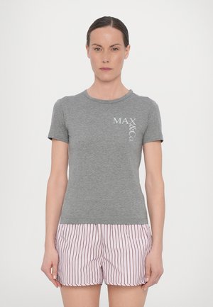 GREENPOINT - T-shirt med print - melange grey