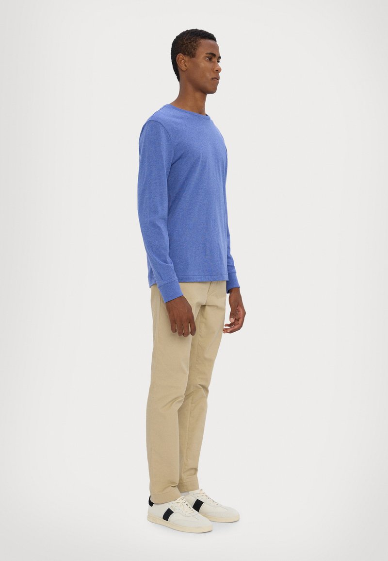 Polo Ralph Lauren LONG SLEEVE - Majica z dolgimi rokavi - faded royal heather
