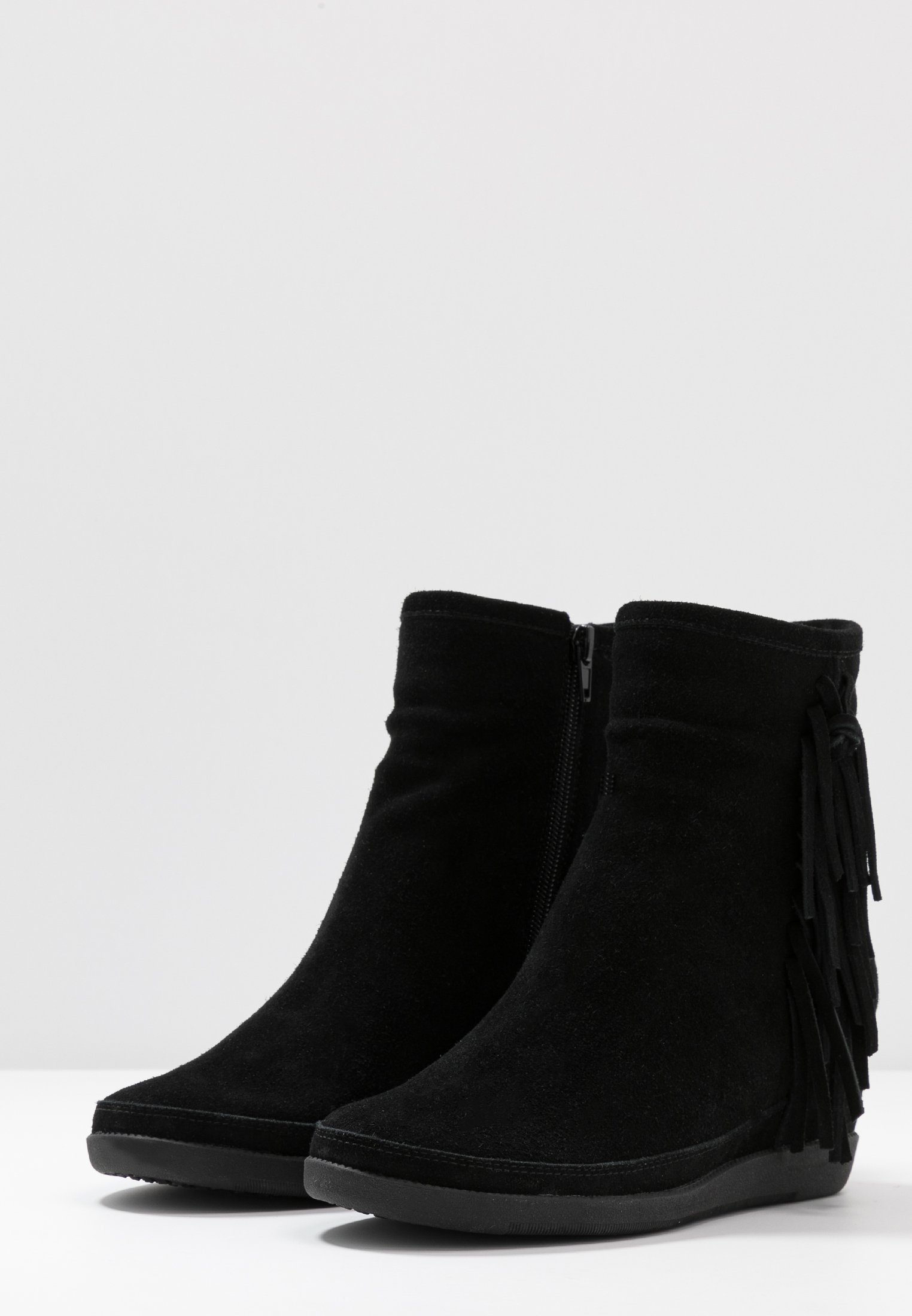 EMMY FRINGES Korte laarzen black EMMY FRINGES Korte laarzen black