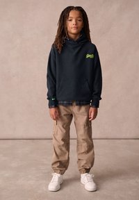 Superdry & Co REGULAR FIT - Kapucnis pulóver - navy