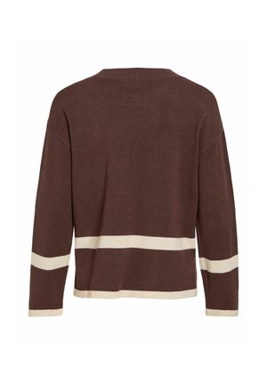 VILA, STRICKPULLOVER   - Džemper - coffee bean
