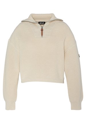 Schott Strickpullover - blanc cassé