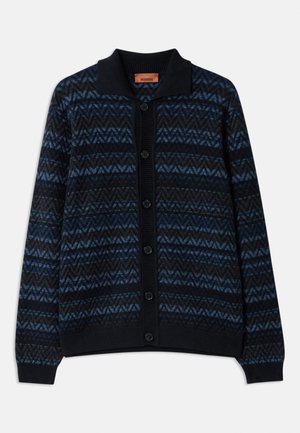 Cardigan - blue/black