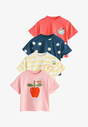 Next, REGULAR FIT - 4 PACK - T-shirts print - pink