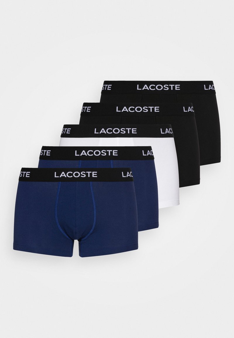 Lacoste 5 PACK - Boxer alsónadrág - black/white methylene
