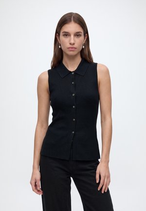 MSCH Copenhagen MSCHLUSHIA TOP - Vest - black