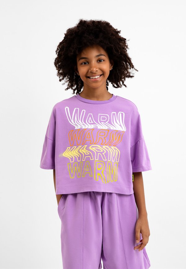 T-Shirt print - purple