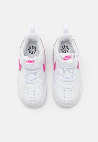 Nike Sportswear COURT BOROUGH LOW RECRAFT - Baskets basses - white/laser fuchsia
