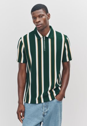 Next REGULAR FIT - TEXTURED STRIPE - Srajca - green yellow