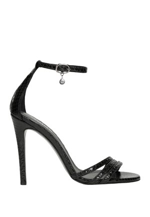 High Heel Sandalette - czarny