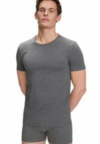 FALKE DAILY COMFORT 2-PACK ROUND NECK - Maglietta intima - dark grey heather