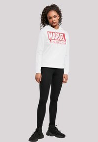 F4NT4STIC MARVEL LOGO WASHED CARE - Mikina - white