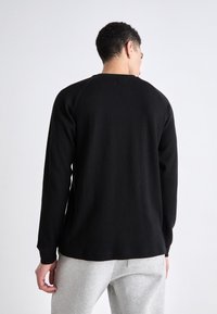 GAP WAFFLE CREW - Hosszú ujjú felső - black