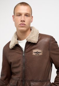 Mustang Leren jas - braun