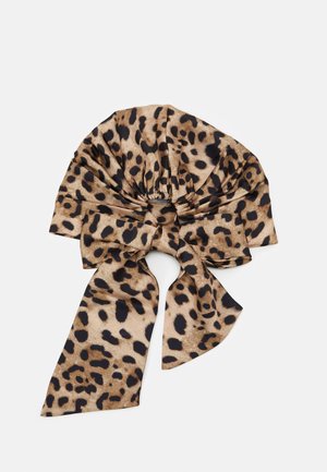 GIGI - Foulard à cheveux - camel/black