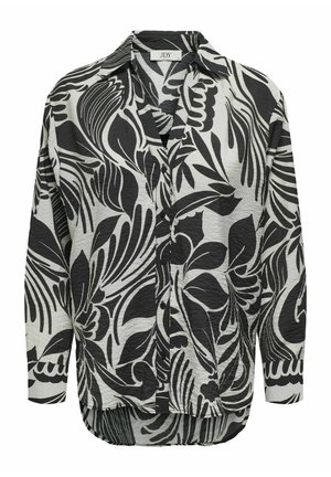 JDY NORMAL GESCHNITTE ÄRMELBÜNDCHEN MIT KNOPF - Skjortebluser - whitecap gray