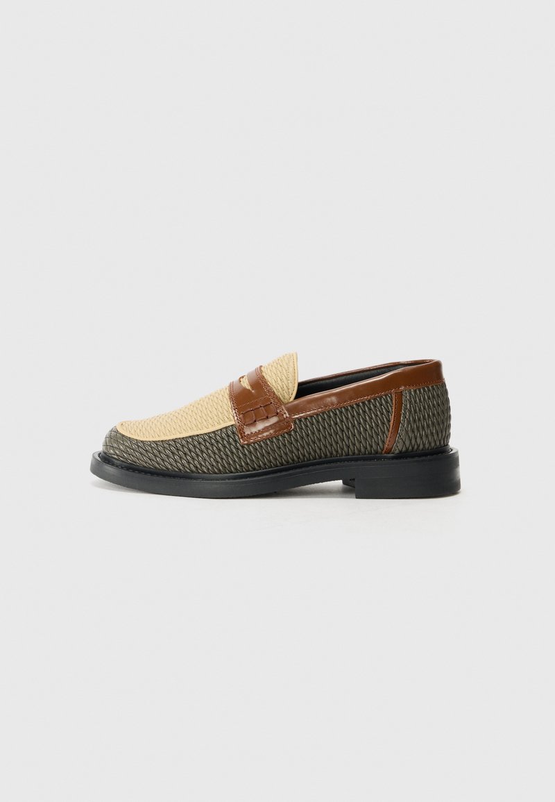 Filling Pieces - LOAFER REED - Mocassini eleganti - beige/green, Ingrandire