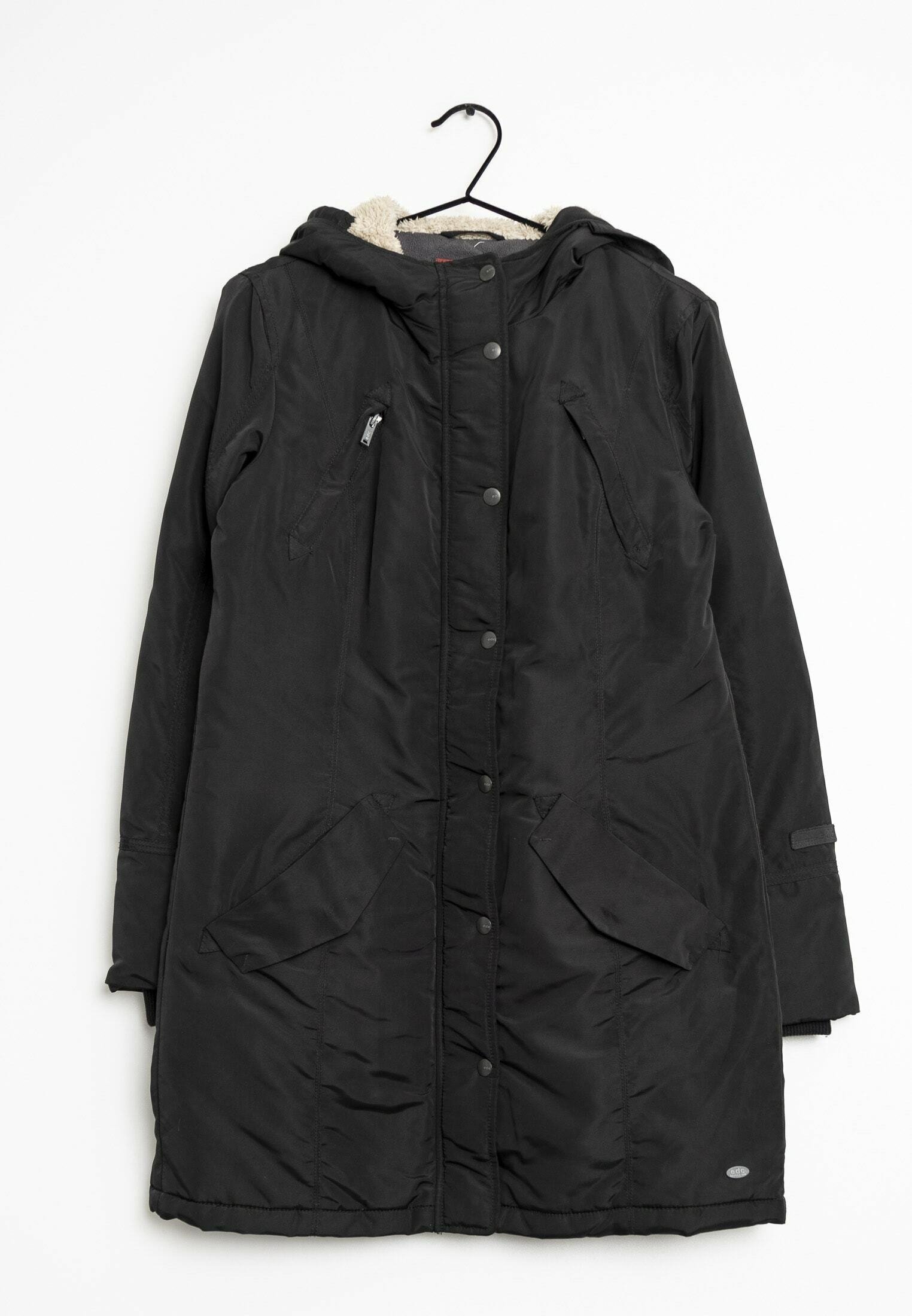 edc by Esprit Wintermantel black/schwarz (Pre-owned)