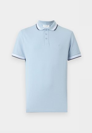 Pier One, CONTRAST SHORT SLEEVES POLO SHIRT - Polo - blue fog