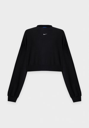 Nike Sportswear, CROP CREW - Суитшърт - total black/sail