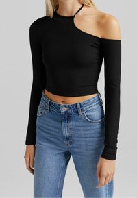 Bershka Långärmad tröja - black