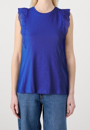 T-shirt med print - blue
