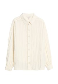 Marks & Spencer CRINKLE TEXTURED COLLARED - Overhemdblouse - ivory