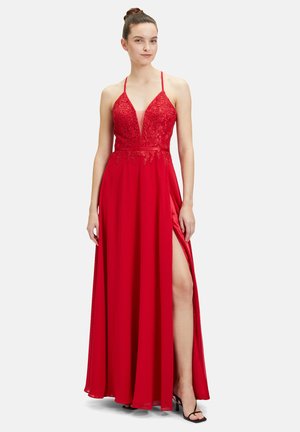 MIT STICKEREI - Galajurk - red rose