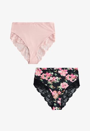 Next, 2 PACK - Slip - black floral pink