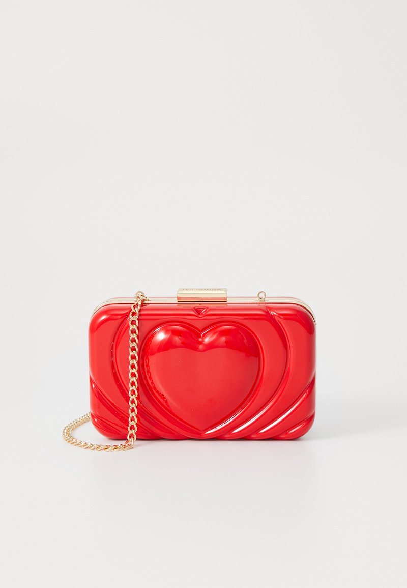Love Moschino SMART DAILY BAG HEART - Clutch - rosso