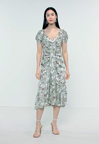 Cinq à Sept WALKER DRESS - Koktailové šaty/večierkové šaty - ivory multi