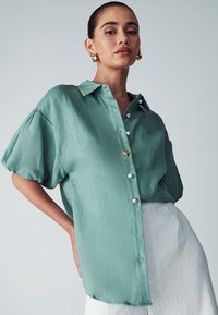ST MRLO VIEN  - Košilová halenka  - sage green