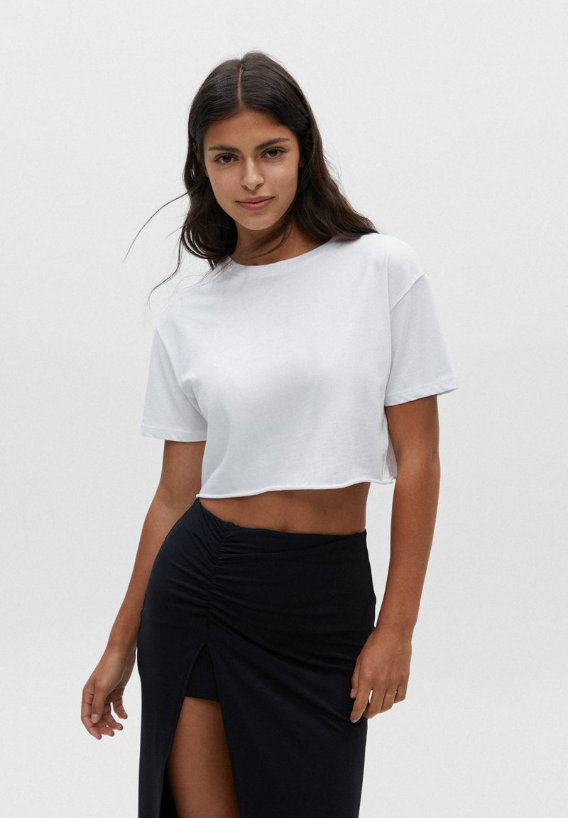 PULL&BEAR Tshirt basique white/blanc ZALANDO.FR