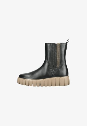 Gabor, STIEFELETTE - Støvletter - black so.beige