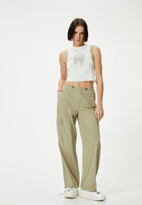 Koton CROP - Top - white