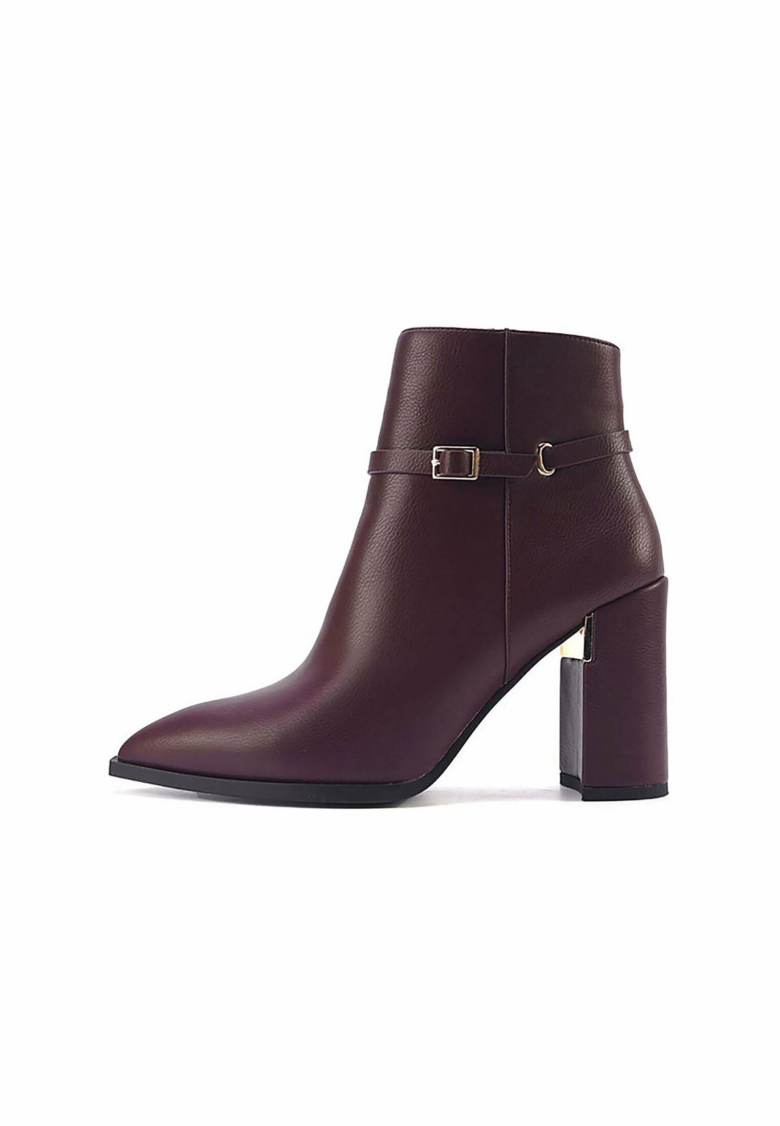 Nine West Lemone Stivaletto Donna In Pelle – Punta A Punta, Tacco A Blocco 5,4 Cm, Nero - 3