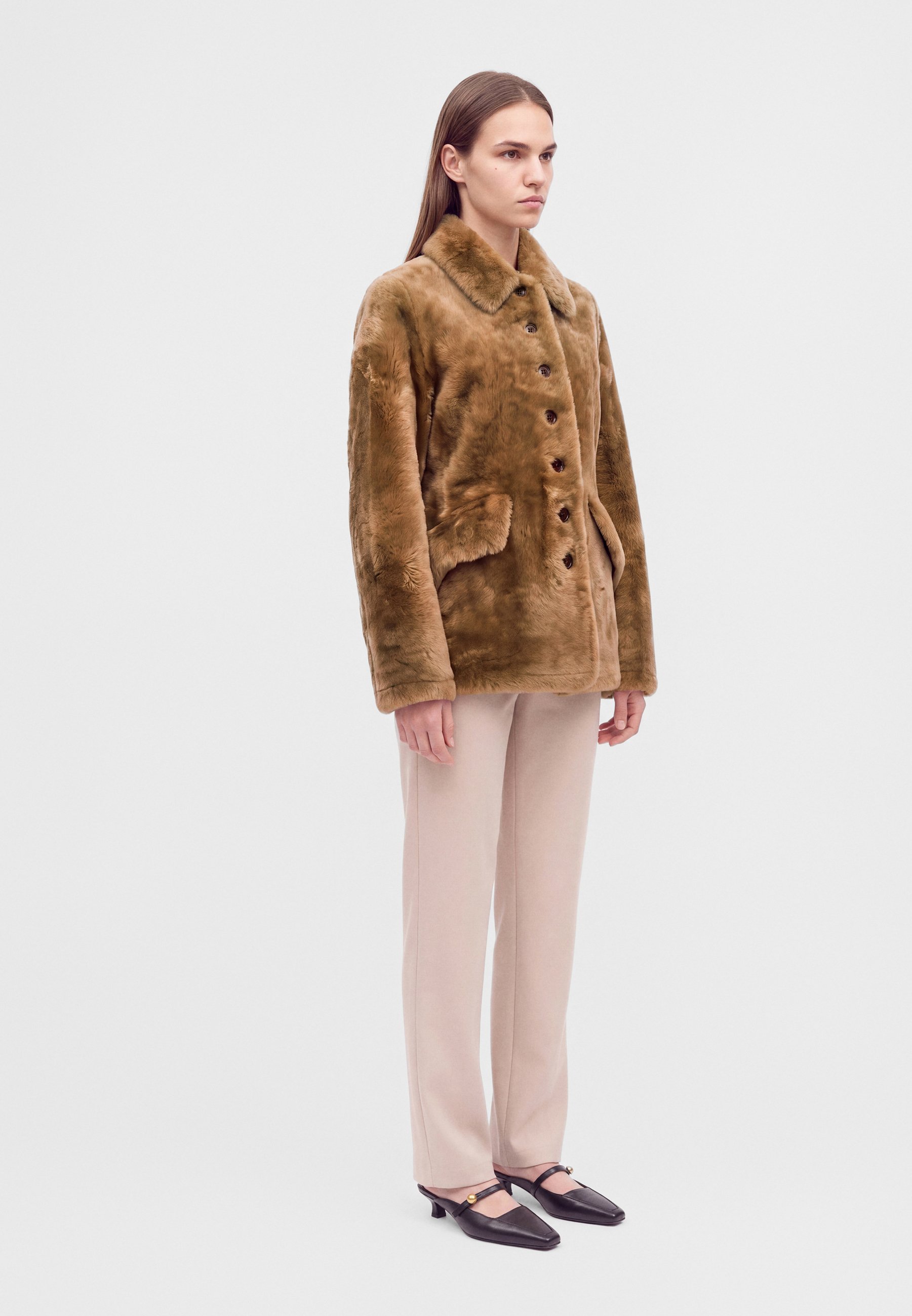 BY MALENE BIRGER 아델린 가죽 자켓