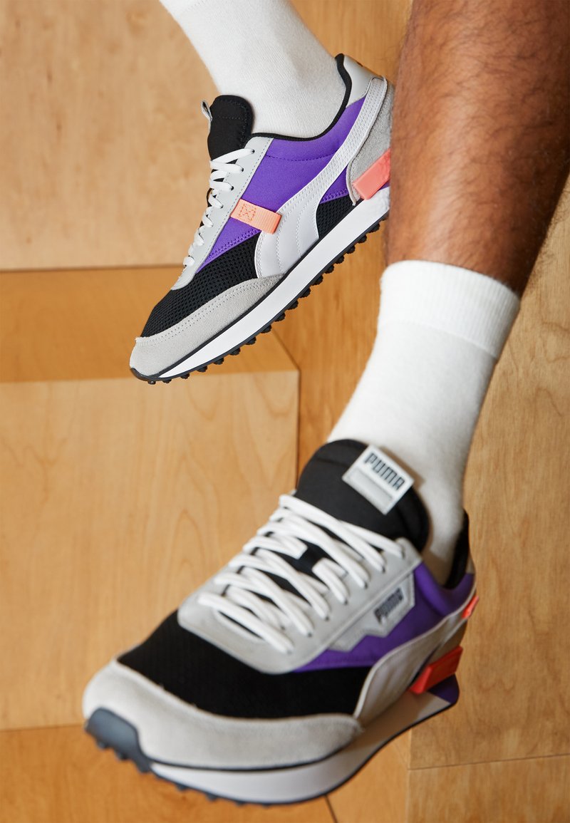 Puma Future Rider Galaxy Trainers Black Ultra Violet White Zalando Co Uk Puma Future Rider Galaxy Trainers Black Ultra Violet White Zalando Co Uk