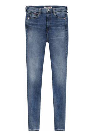 Tommy Jeans SYLVIA HIGH RISE SUPER SKINNY - Jeans Skinny Fit - denim  medium/dark-blue denim