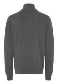 Polo Sylt MIT KURZEM ZIPPER - Strickpullover - m magnet melange