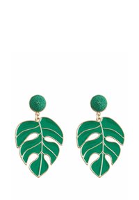 Next PALM LEAF STATEMENT - Örhänge - green