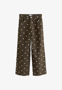 Non selezionato, chocolate brown polka dot