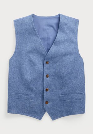 Polo Ralph Lauren LINEN COTTON TWILL WAISTCOAT - Waistcoat - blue