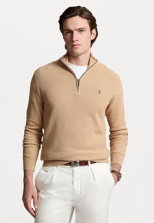 Polo Ralph Lauren LUXURY JERSEY QUARTER-ZIP PULLOVER Sweatshirt
