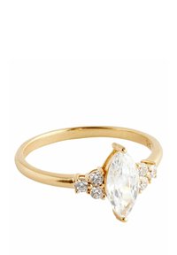 Next PREMIUM COLLECTION VERMEIL MARQUISE STONE - REGULAR FIT - Sõrmus - gold coloured