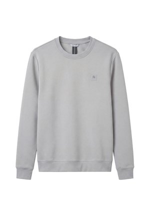 Antony Morato, SWEATSHIRT REGULAR FIT INTERLOCK FABRIC WITH PLATE ON HEART - Sudadera - stone