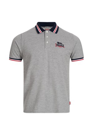 Lonsdale SCHMALE PASSFORM OCCUMSTER - Polo - marl grey navy red
