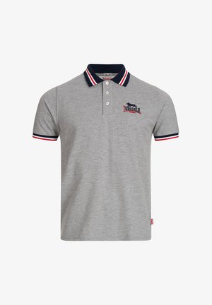 Lonsdale SCHMALE PASSFORM OCCUMSTER - Poloshirt - marl grey navy red