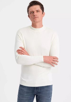 Ombre HALF TURTLENECK - Strickpullover - cream
