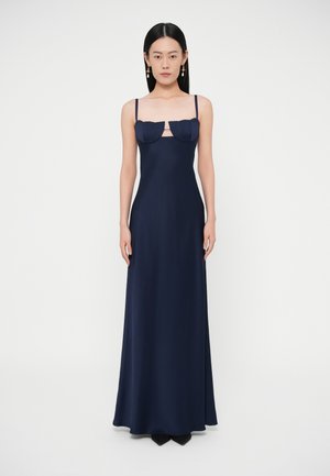 TULIP DRESS - Vestito lungo - blue